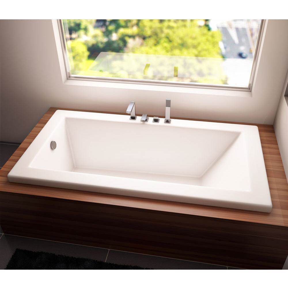 Produits Neptune ZEN bathtub 32x60 with armrests and 4'' top lip, Mass-Air/Activ-Air, White