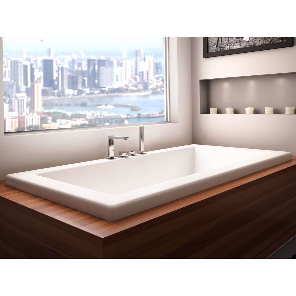 Produits Neptune ZEN bathtub 34x66 with armrests and 4'' top lip, Whirlpool/Mass-Air/Activ-Air, Biscuit