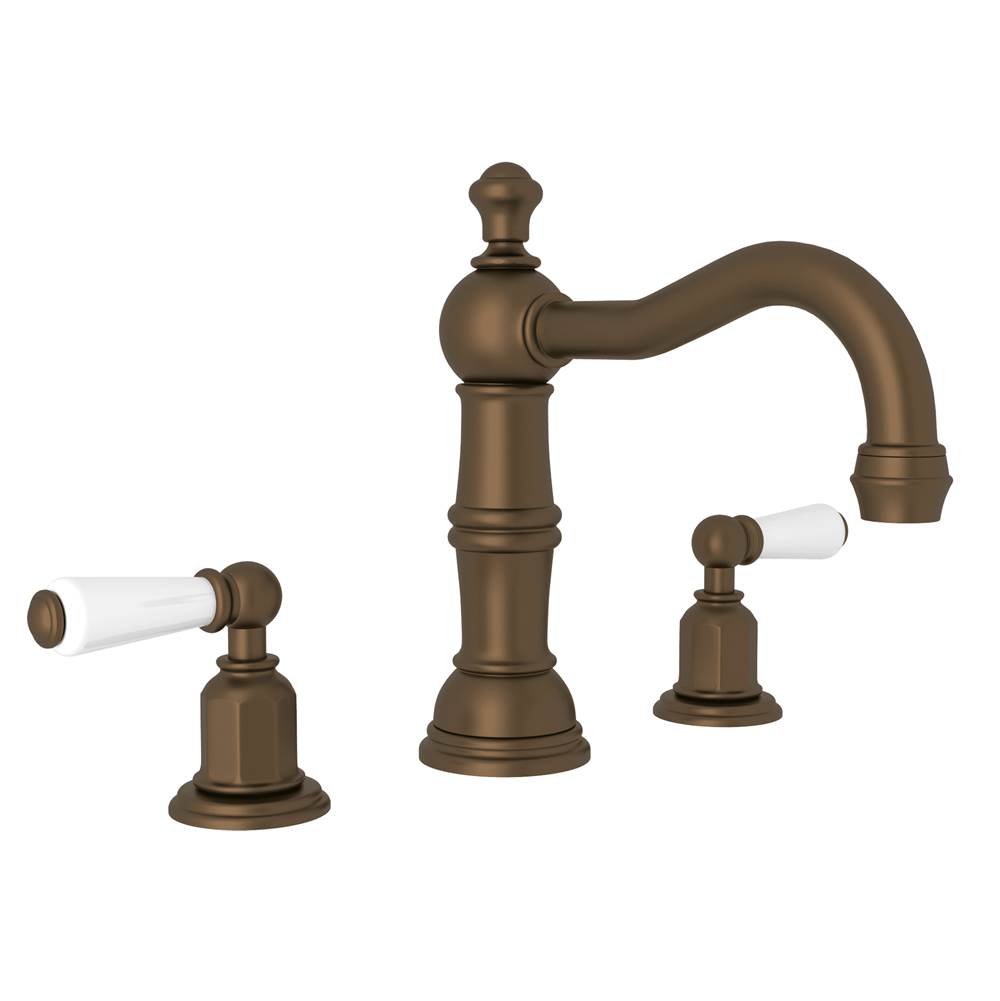 Perrin & Rowe Edwardian™ Widespread Lavatory Faucet With Column Spout