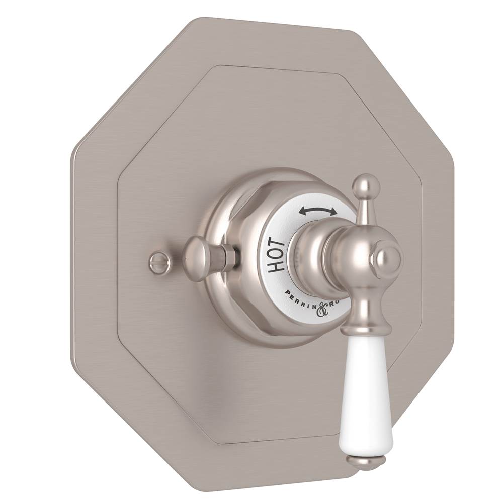 Perrin & Rowe Edwardian™ 3/4'' Octagonal Thermostatic Trim Without Volume Control